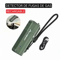 GENERICO - Detector de fugas de gas licuado, gas natural. Recargable. Buscador de fugas de gas licuado