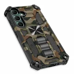 GENERICO - Carcasa Compatible con Samsung S26 Antigolpe Military Armor - Verde