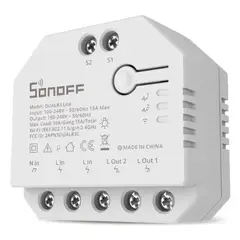 GENERICO - Sonoff Dualr3 Lite interruptor wifi de dos canales