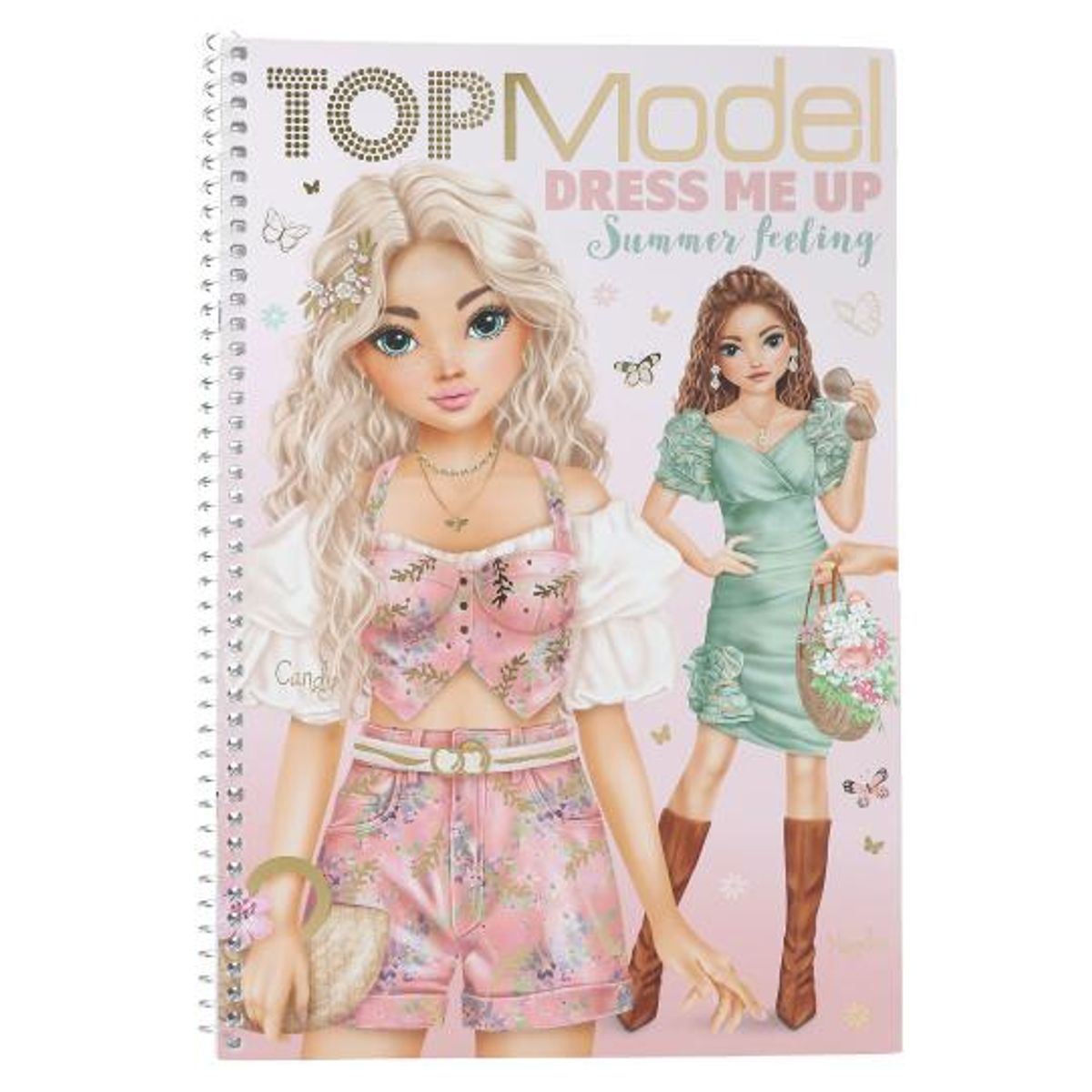 DEPESCHE - Libro para colorear + stickers - Top Model Dress me Up