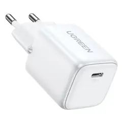 GENERICO - Cargador 20w Mini Nexode Ugreen Gan Tech Pd Blanco