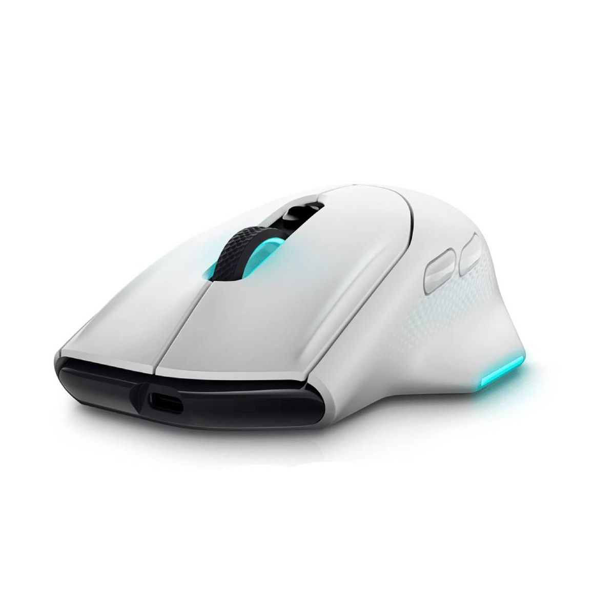 ALIENWARE - Mouse Alienware inalambrico AW620M 26.000 DPI Blanco