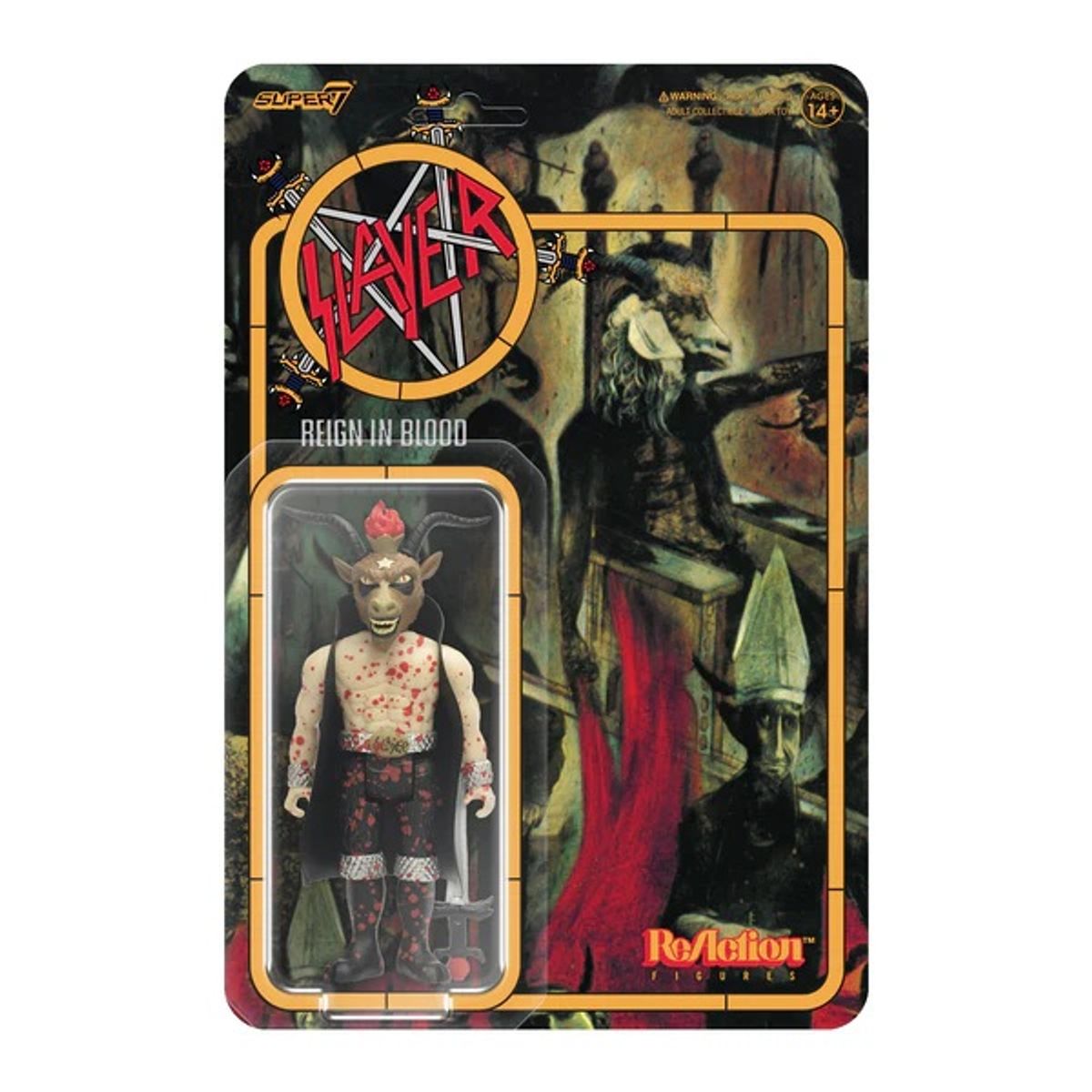 SUPER7 - Super7 - Slayer ReAction Figures - Minotaur Reign In Blood Figura Coleccionable