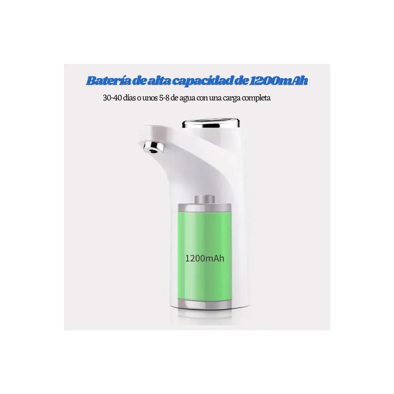 GENERICO Bomba de Agua Eléctrica Inteligente Recargable USB