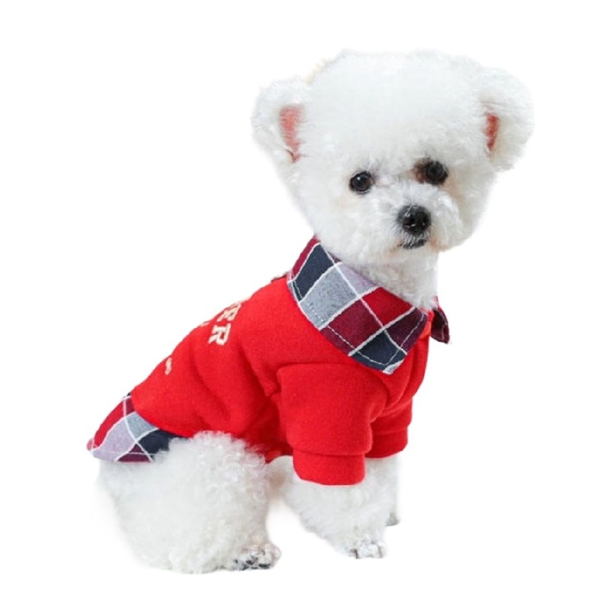 GENERICO - Chaleco para Perros Pequeños y Cachorros  - Poleron Recorder Rojo M