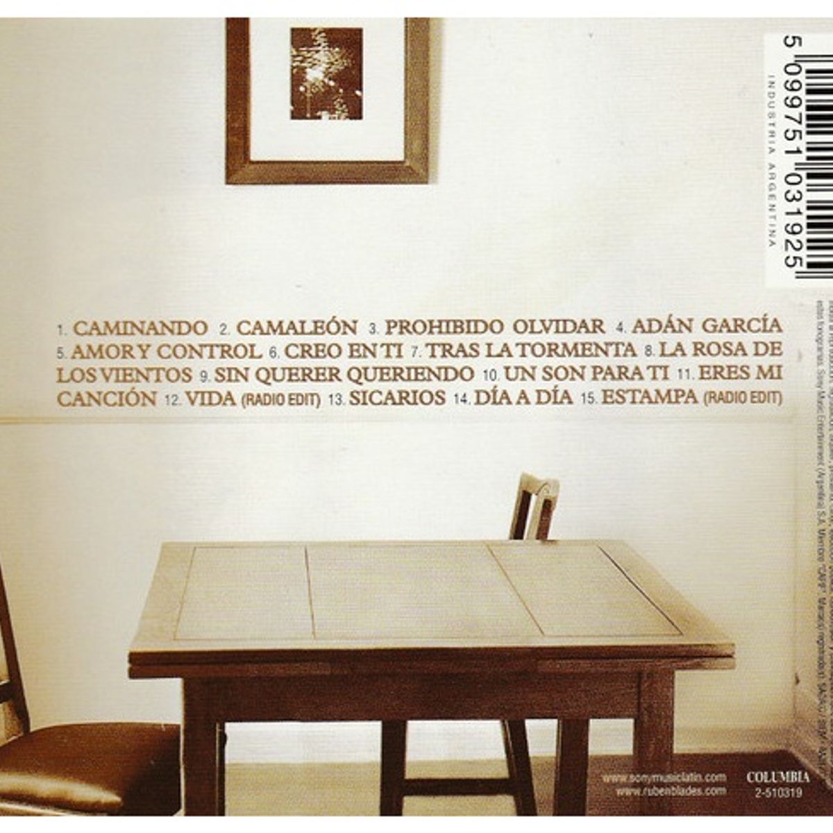 GENERICO - RUBEN BLADES - UNA DECADA: GRANDES EXITOS / CD