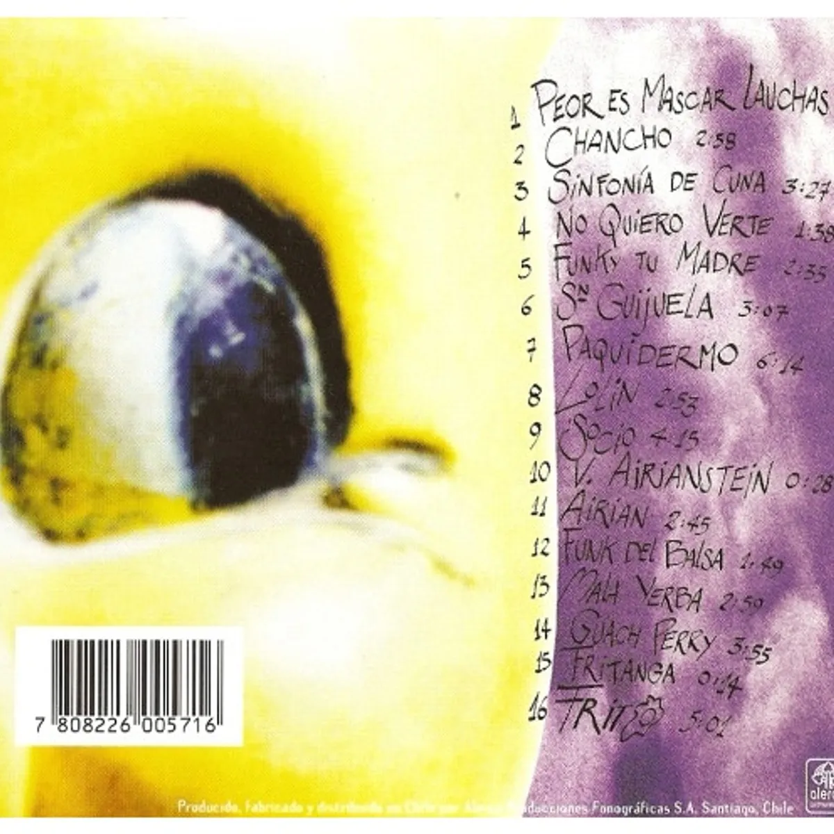 GENERICO - CHANCHO EN PIEDRA - PEOR ES MASCAR LAUCHAS / CD