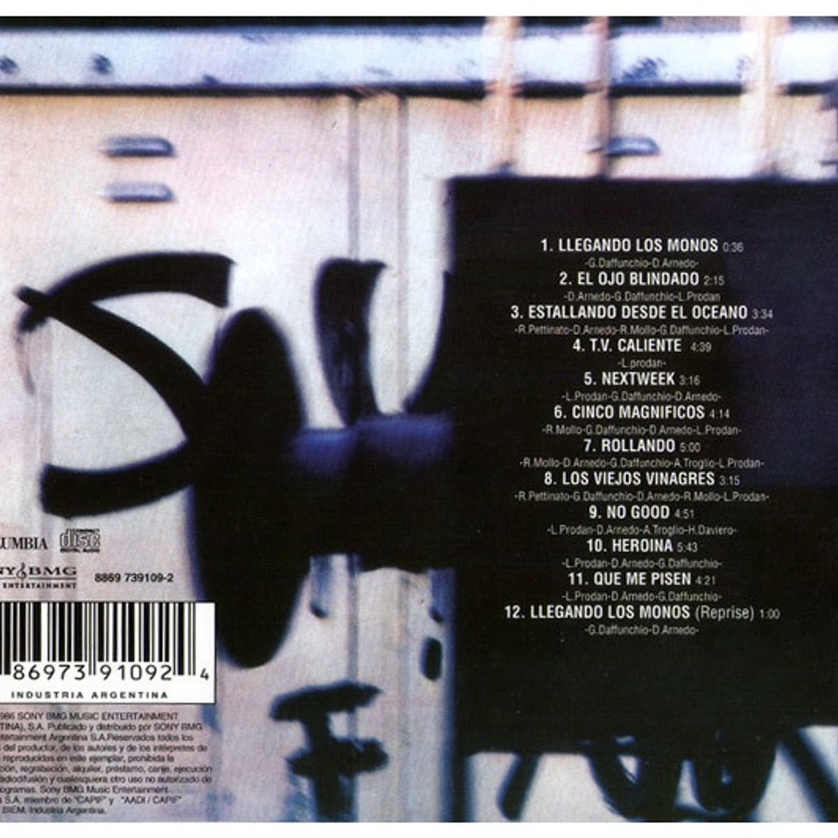 GENERICO - SUMO - LLEGANDO LOS MONOS (DIGIPACK) / CD