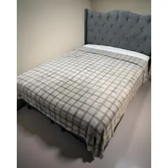GENERICO - Manta Frazada 150x200cm Suave Plush Cordero 1.5 Plazas