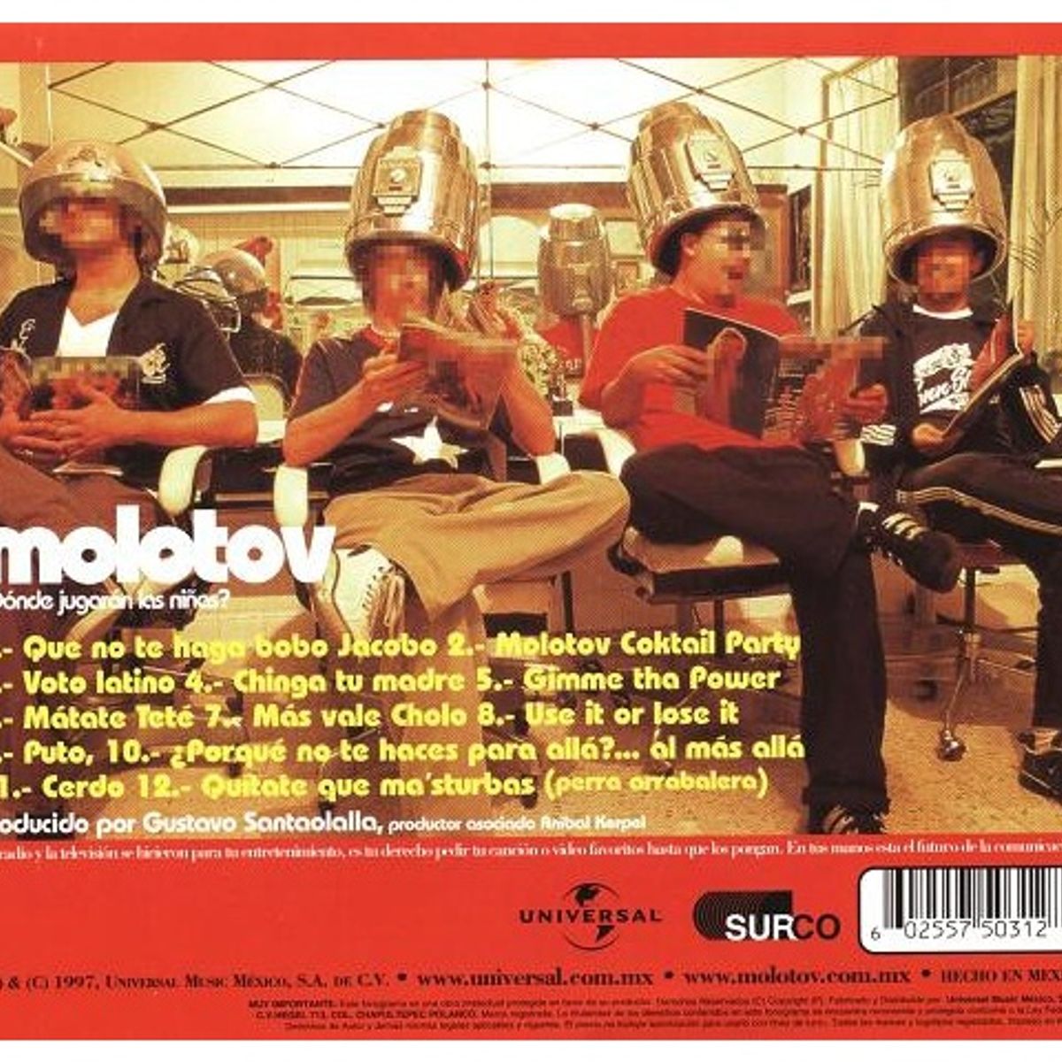GENERICO - MOLOTOV - ¿DONDE JUGARAN LAS NIÑAS  CD