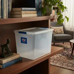 REYPLAST - Caja Organizadora Almacenamiento 50 Litros Modelo Suprema Marca