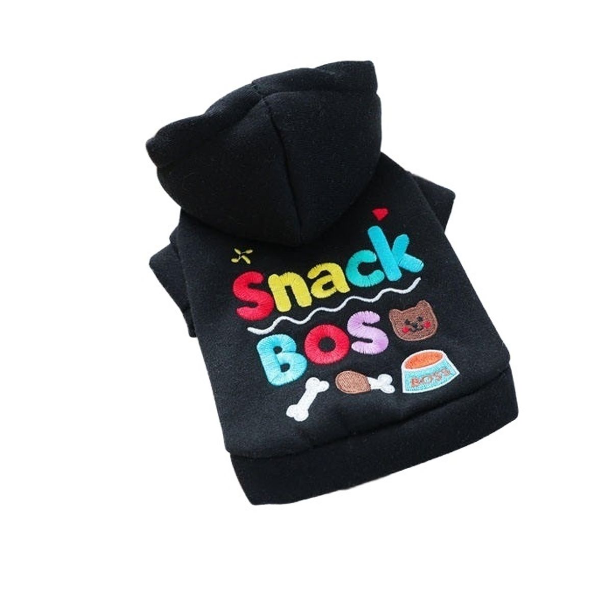 GENERICO - Chaleco para Perros razas Toy o Cachorros - Hoodie Snack Boss M