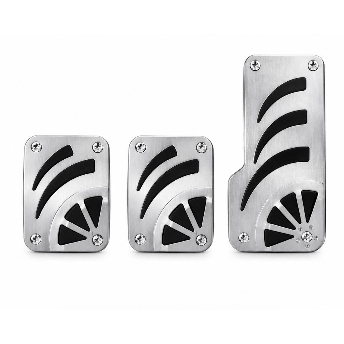 GENERICO - Cubre Pedales Deportivo Tunning Auto Universal