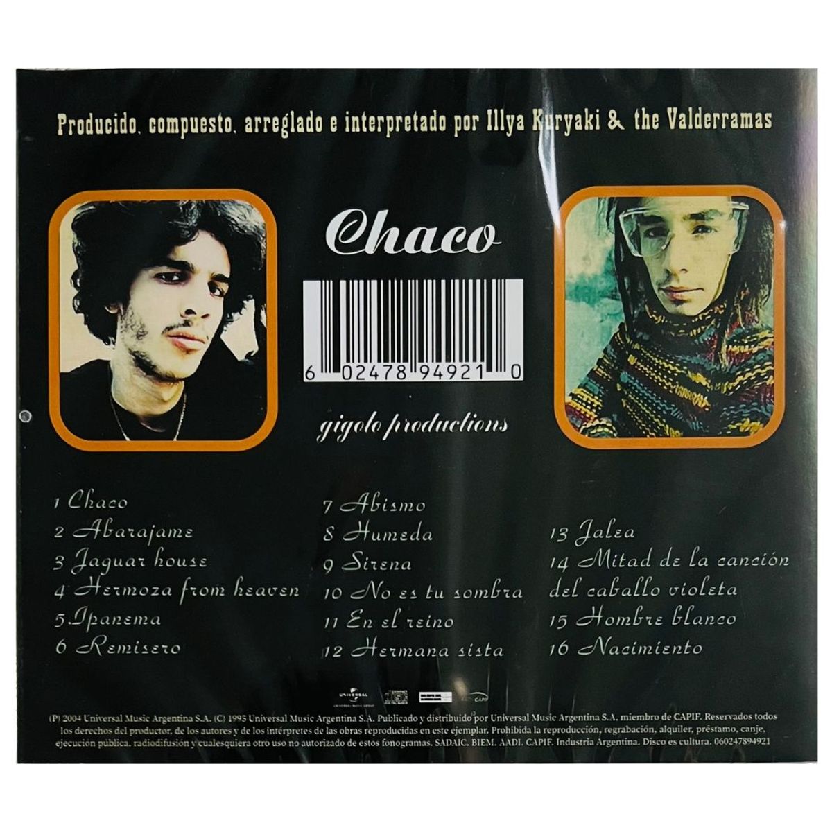 GENERICO - ILLYA KURYAKI AND THE VALDERRAMAS - CHACO / CD
