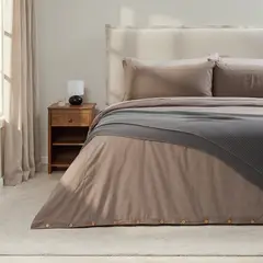 ROSEN - Funda Plumón Unicolor Mokka King
