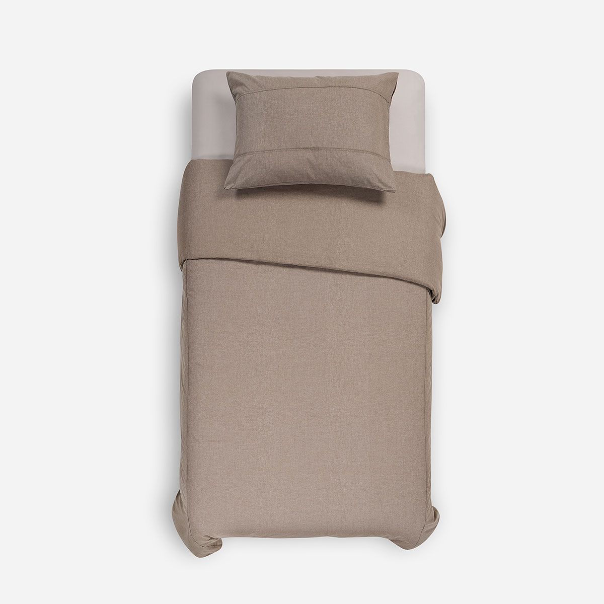 ROSEN - Funda Plumón Unicolor Mokka 1.5 Plazas