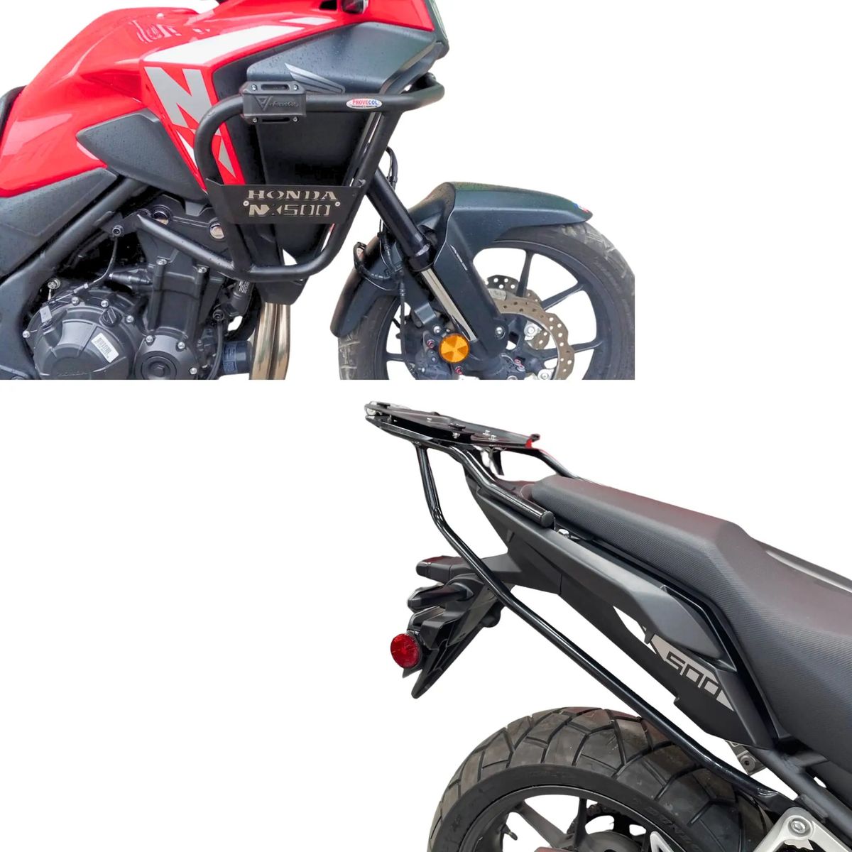 GENERICO - Kit Defensa alta mas Parrilla - Honda NX500