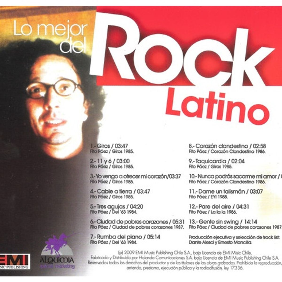 GENERICO - FITO PAEZ - LO MEJOR DEL ROCK LATINO  CD