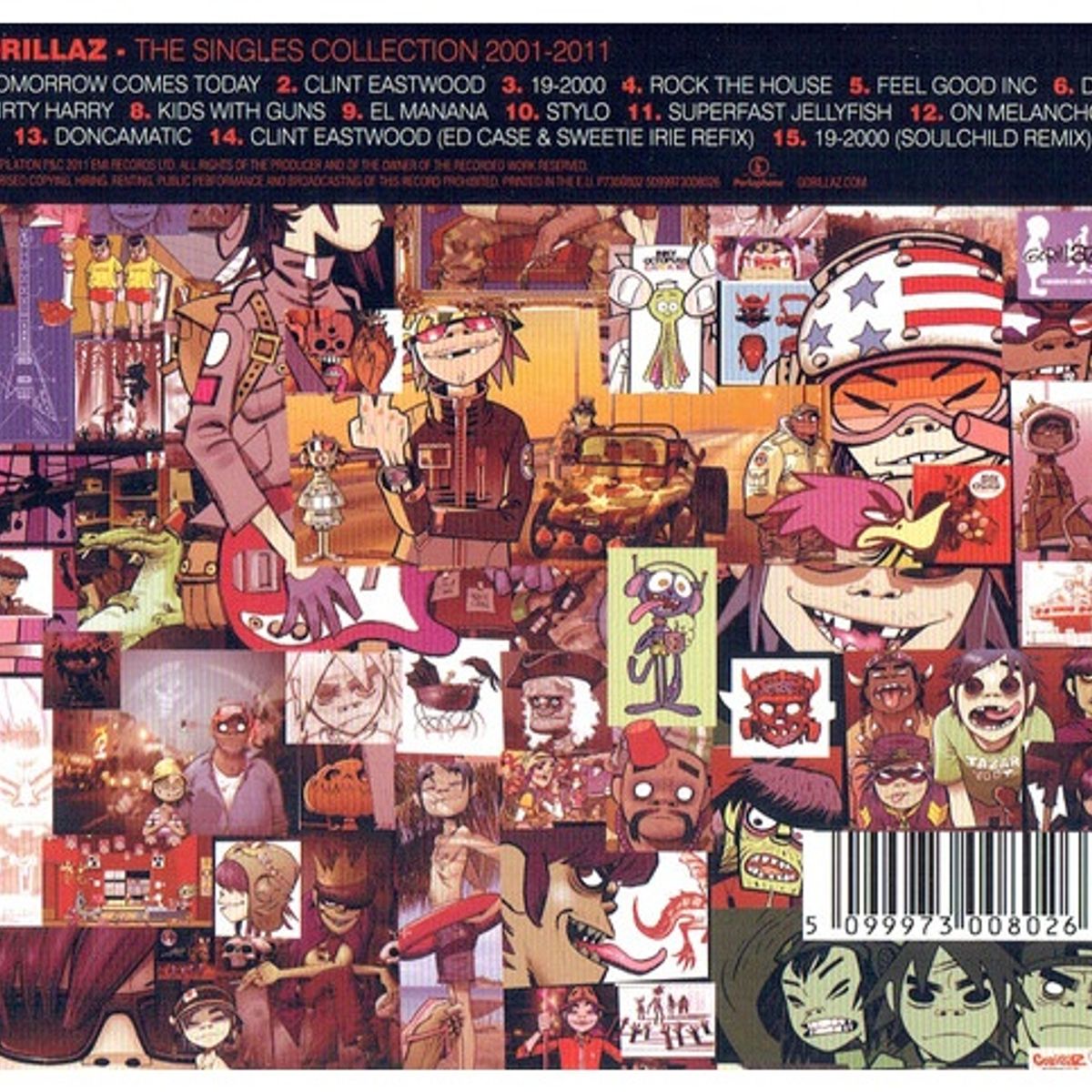 GENERICO - GORILLAZ - THE SINGLES COLLECTION 2001-2011 / CD