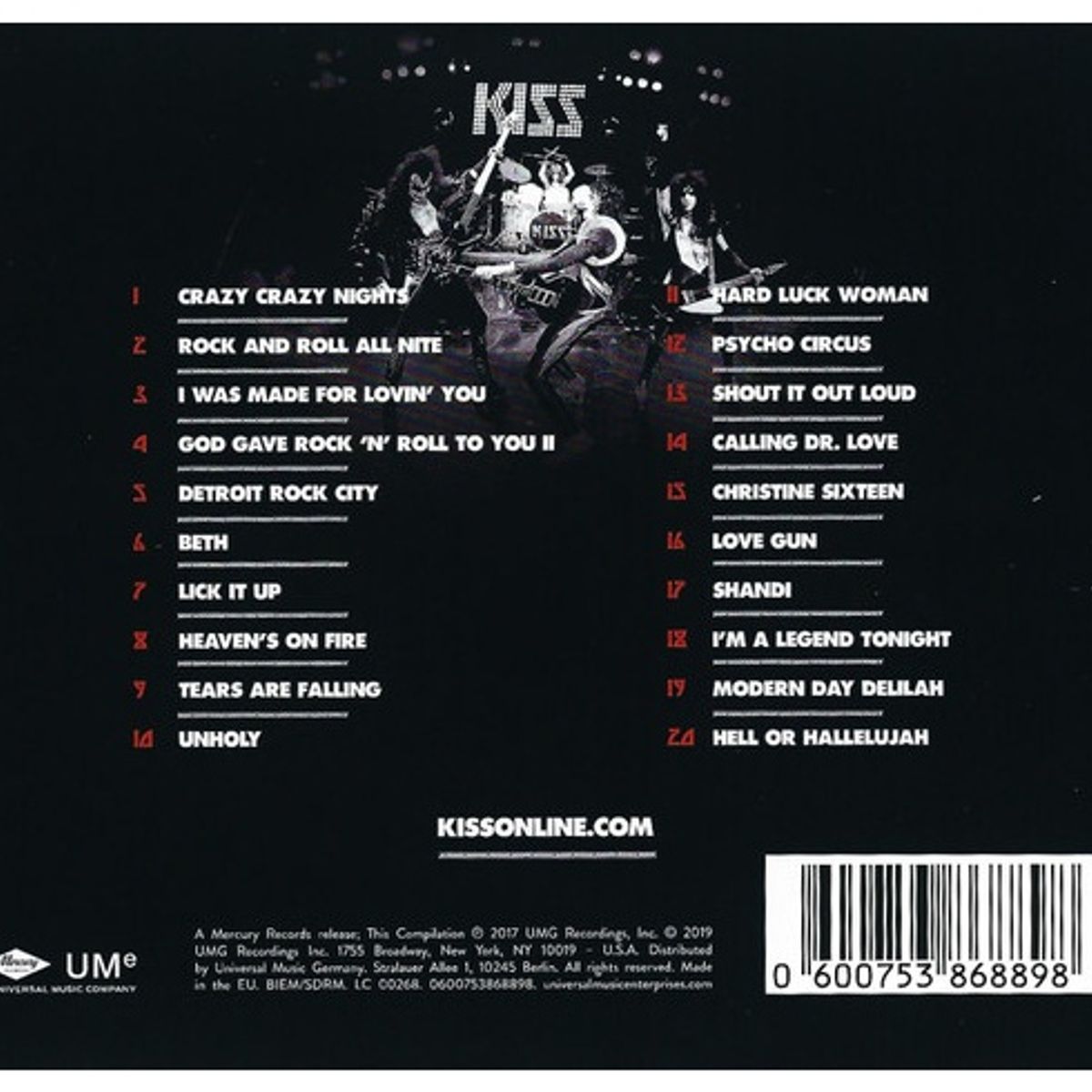 GENERICO - KISS - KISSWORLD (THE BEST OF KISS) / CD
