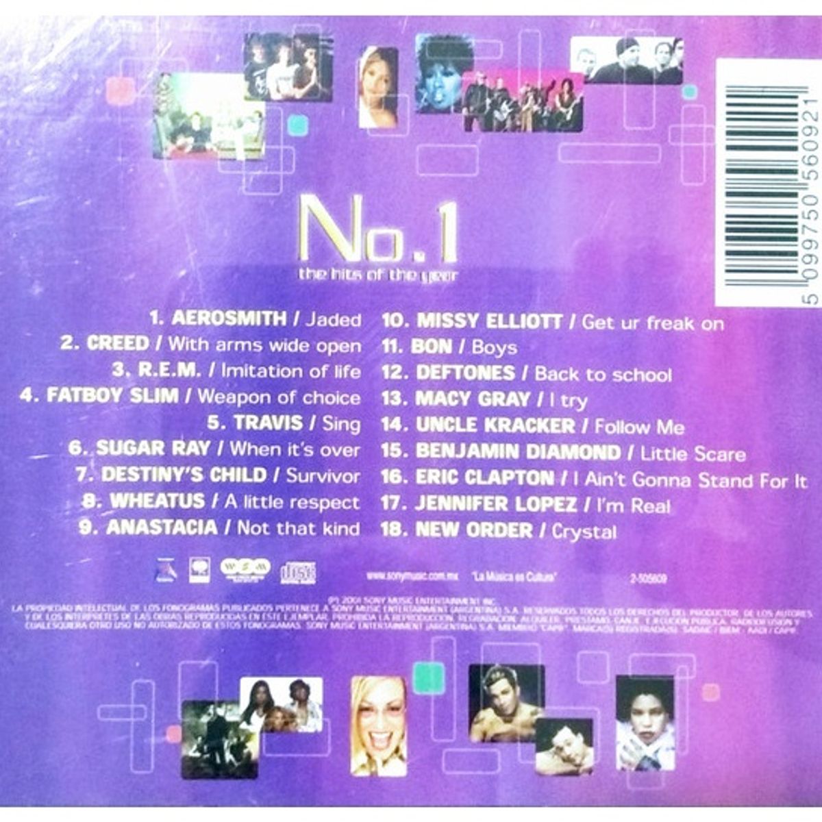 GENERICO - NO 1 THE HITS OF THE YEAR - THE HITS OF THE YEAR-VARIOS  CD