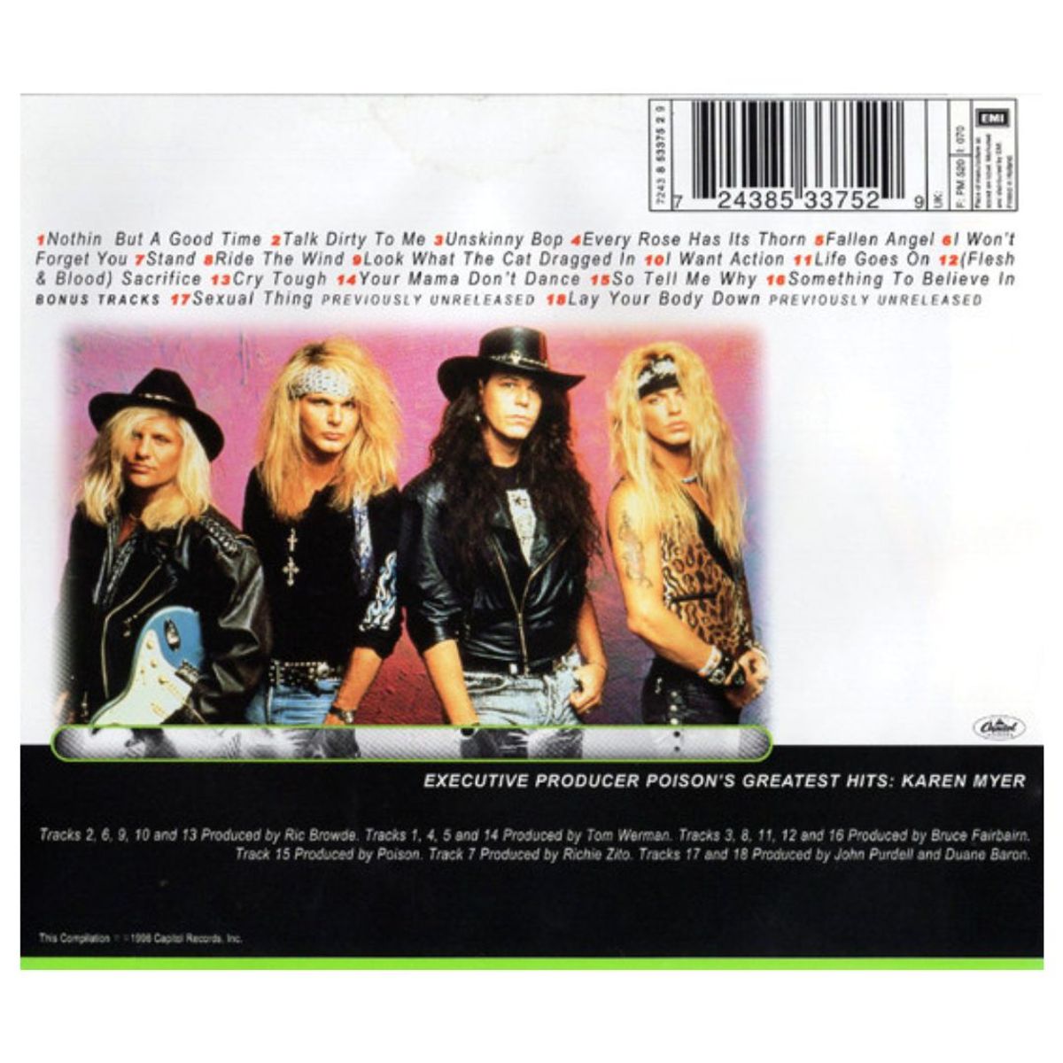 GENERICO - POISON - GREATEST HITS 1986-1996 / CD