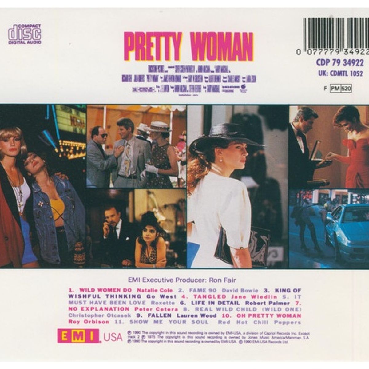 GENERICO - PRETTY WOMAN - SOUNDTRACK / CD