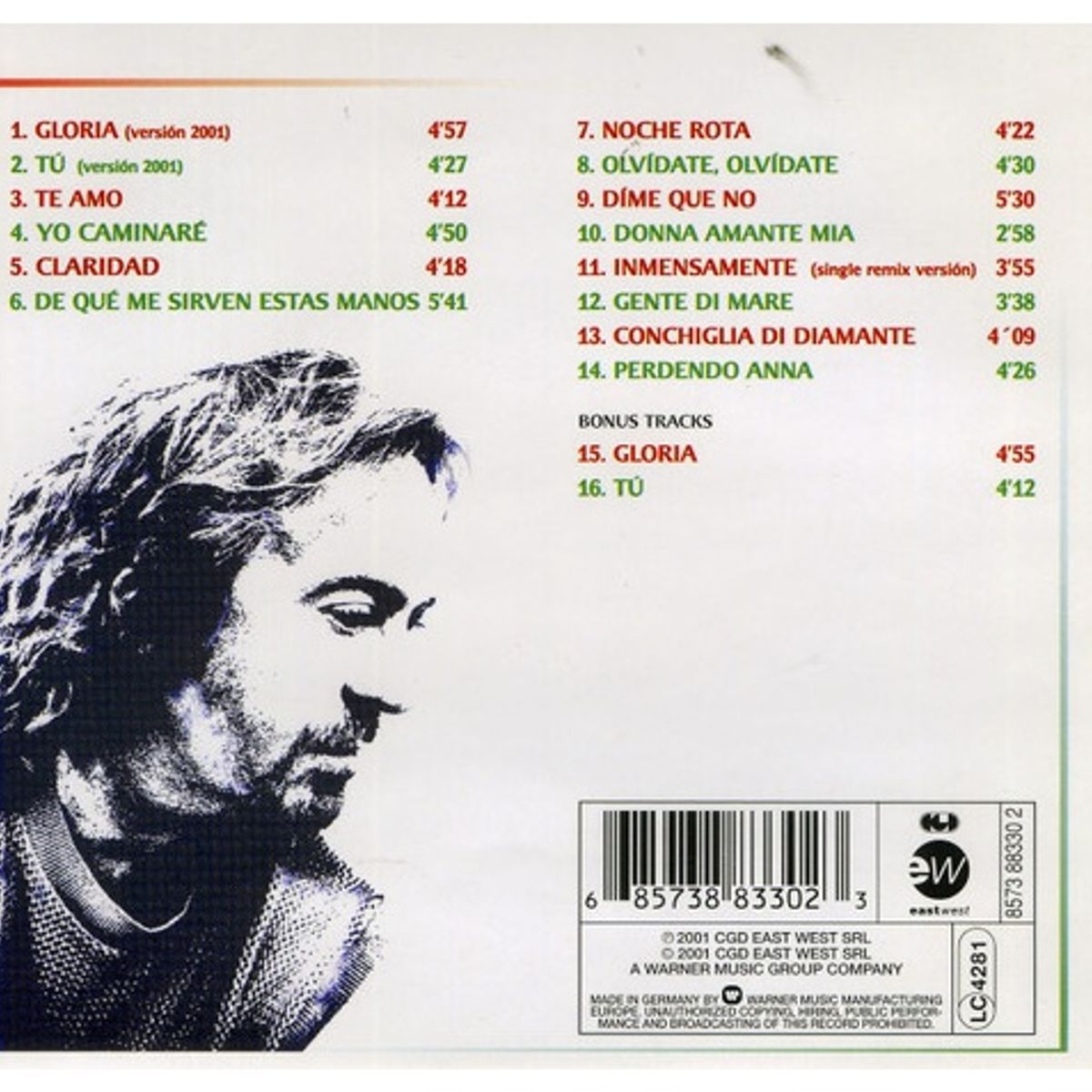 GENERICO - UMBERTO TOZZI - GRANDES EXITOS  CD