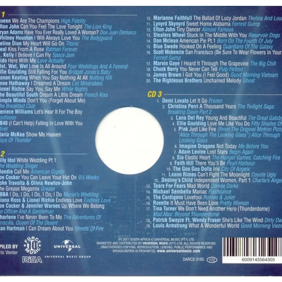 GENERICO - THE BEST BLOCKBUSTER ALBUM - VARIOUS 3CD  CD