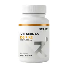 STRIVE - Vitamina D3 + K2 60 porciones