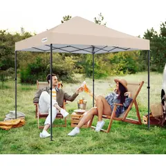 IUNIK - Toldo lona 2x2 impermeable blackout UV Beige