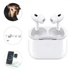 GENERICO - Audífonos Inalámbricos Bluetooth con Estuche de Carga Compatible Con Air Pods pro 2da