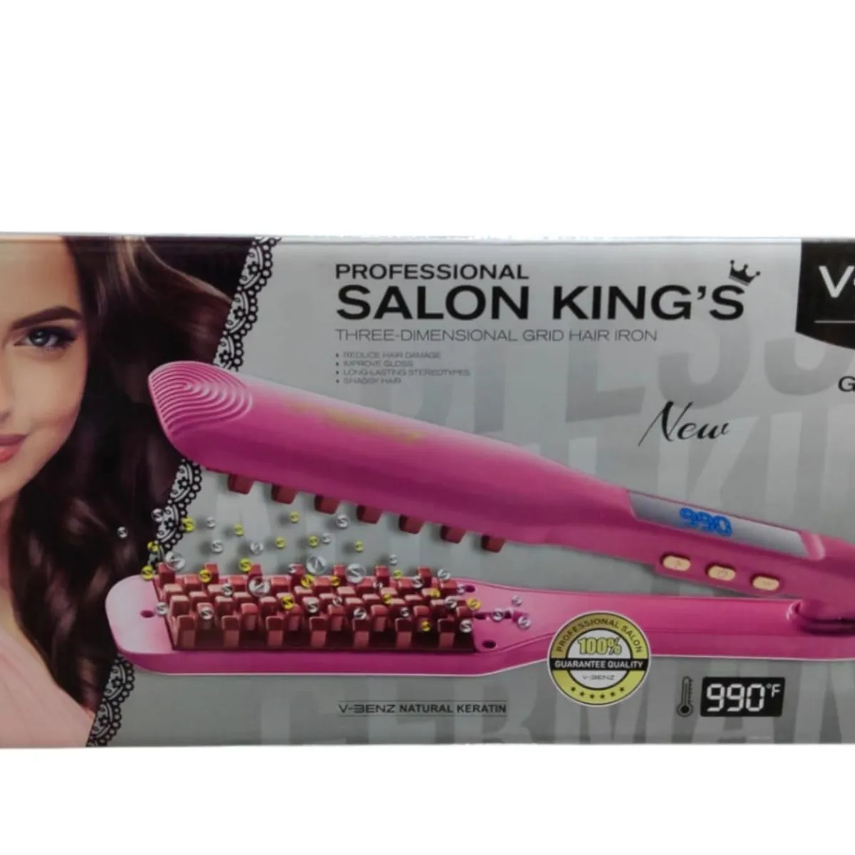 GENERICO - Plancha De Pelo Voloom Petite Professional, Voluminizadora