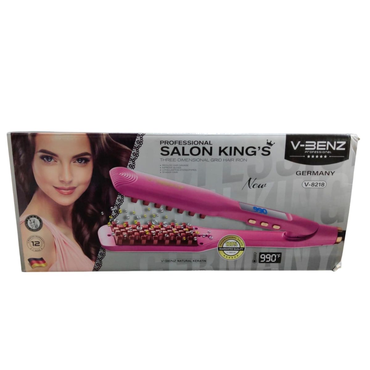 GENERICO - Plancha De Pelo Voloom Petite Professional, Voluminizadora