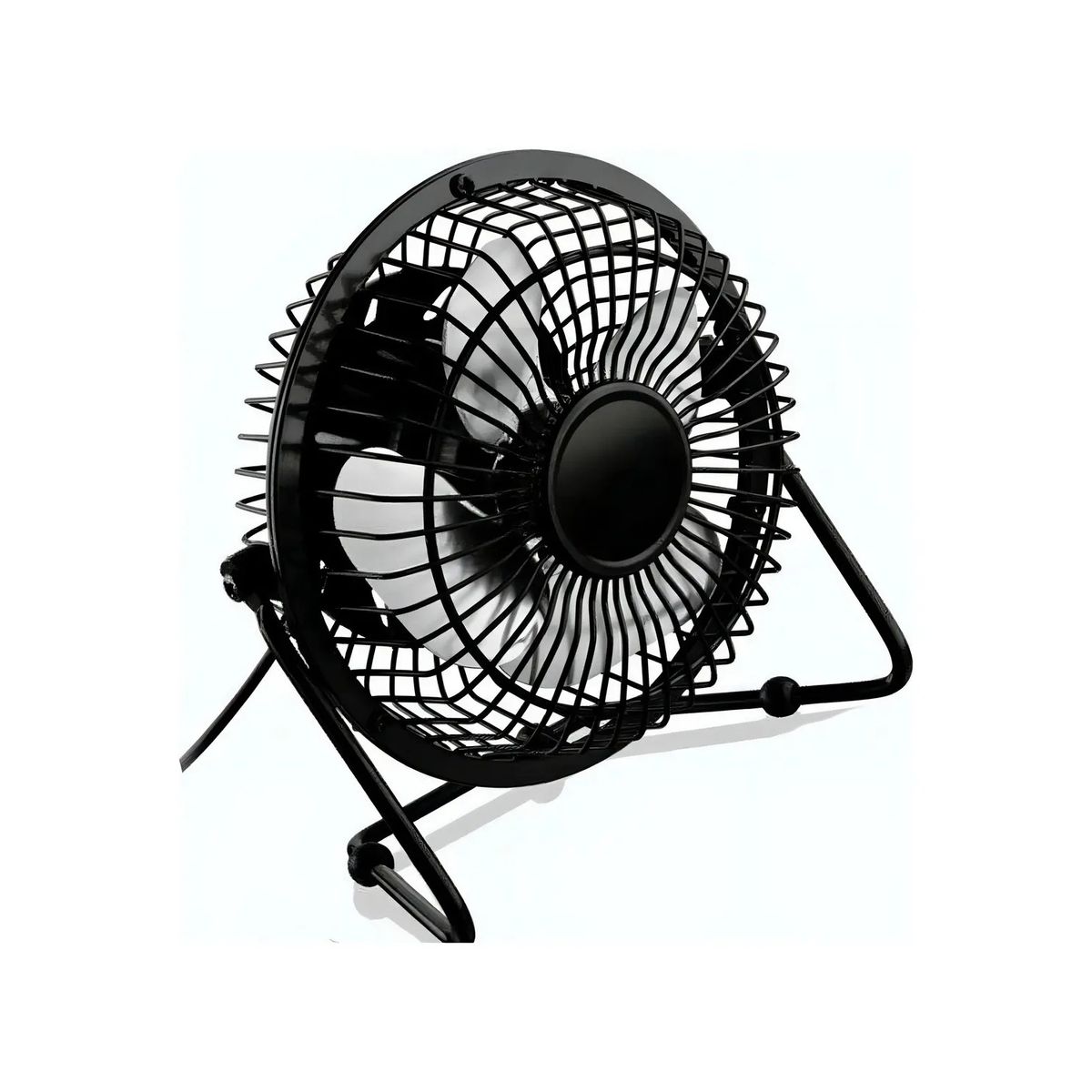 GENERICO - Ventilador mini USB portátil de escritorio, silencioso, articulado Belug