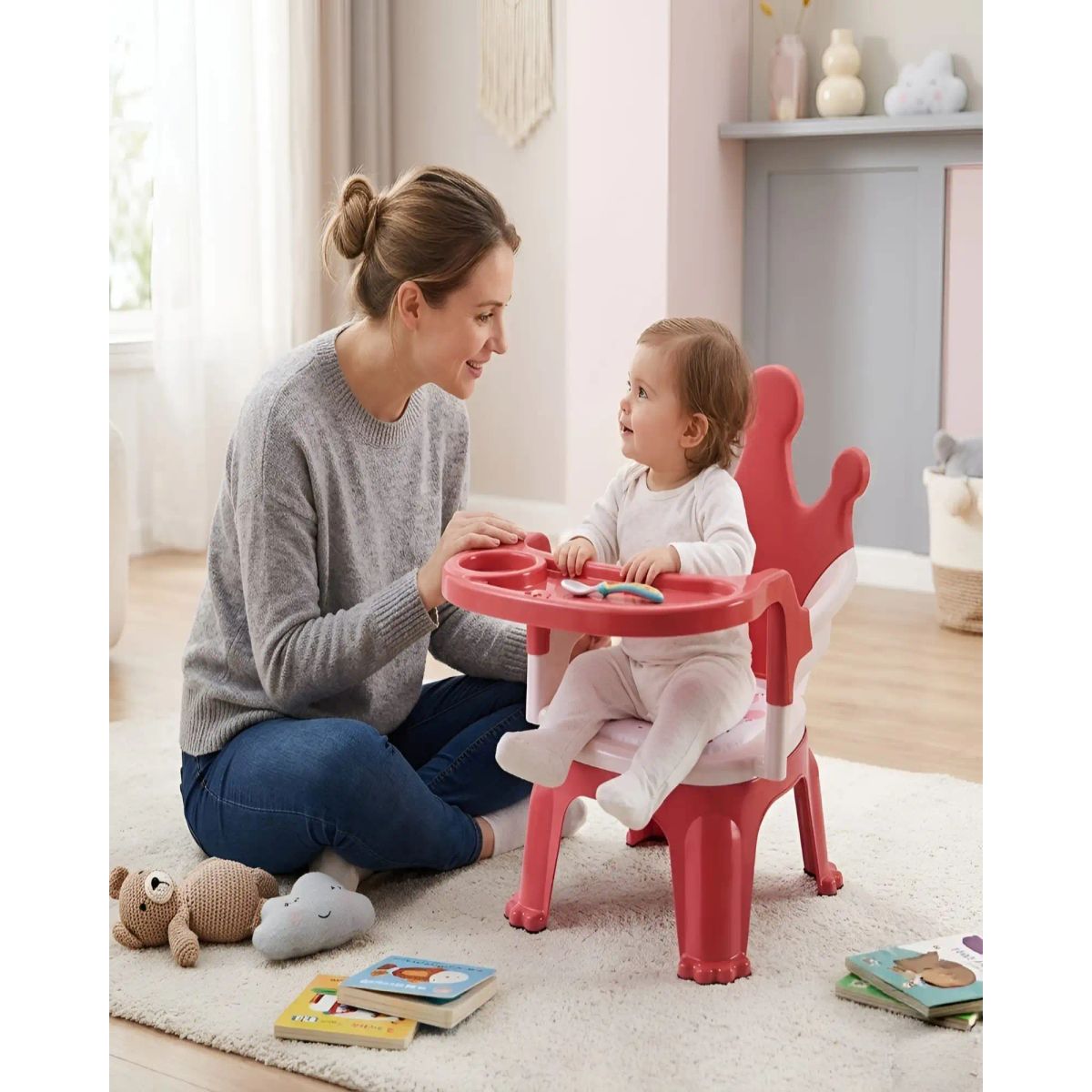 GENERICO - Silla de Alimentación y Actividades Infantil Royal Crown