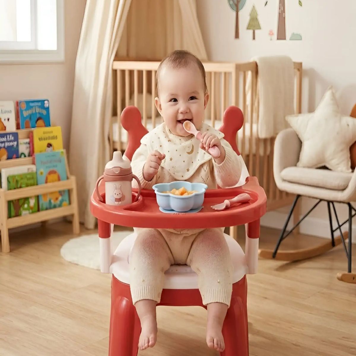 GENERICO - Silla de Alimentación y Actividades Infantil Royal Crown