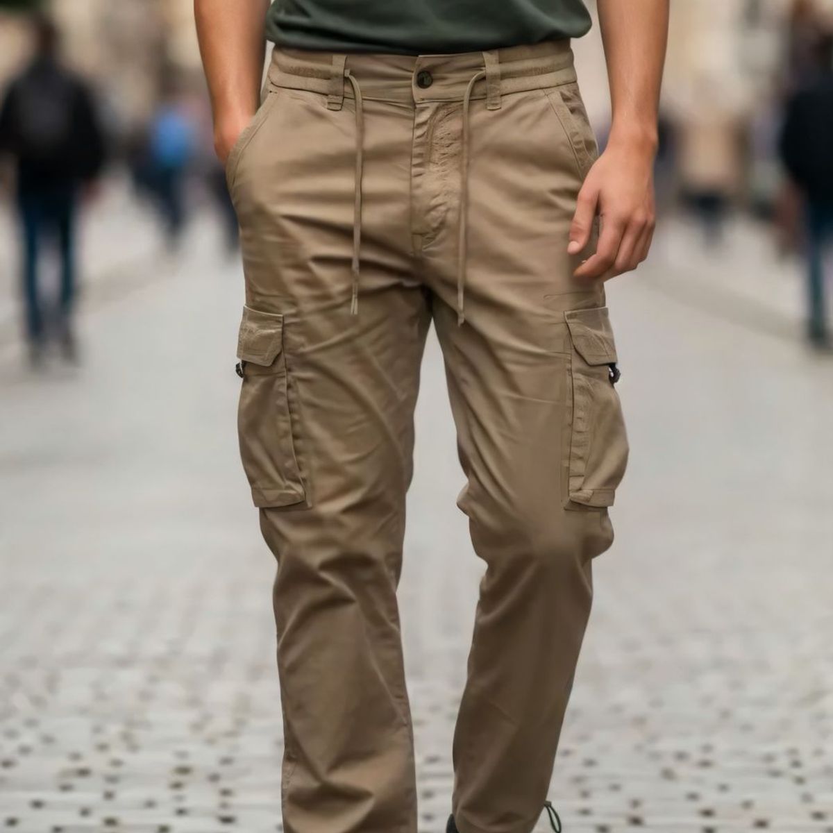 BLUE MOUNTAIN - Pantalón Joggers Cargo Hombre Recto 78 PL