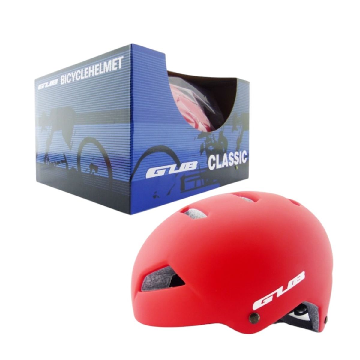 GENERICO - Casco Bicicleta Gub, Mod V1, 3 Colores, Talla M Y L Regulable