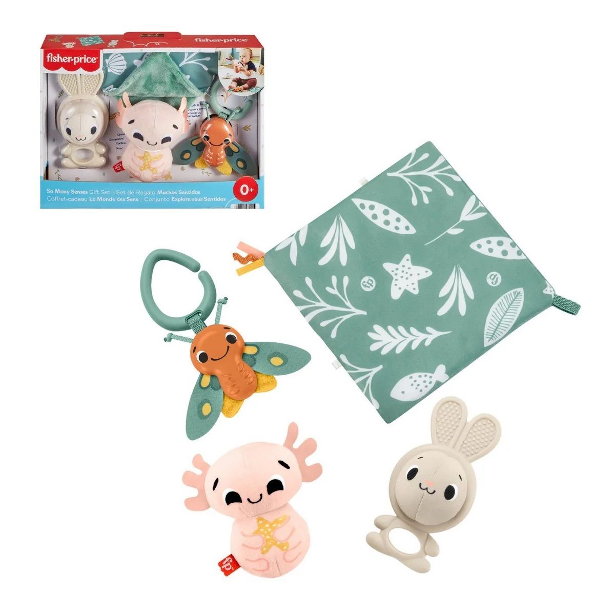 FISHER PRICE - Fisher Price Baby Set De Regalo Muchos Sentidos Sensorial