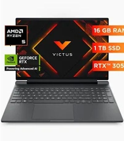 NOTEBOOK VICTUS RYZEN 5 RTX /16G RAM / SSD M.2 1TB / PANTALLA 144HZ