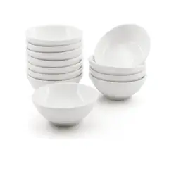 GENERICO - Pack 24 Pocillos 7.5x2 Cm Cerámica - Salsas, Soya - Multiuso