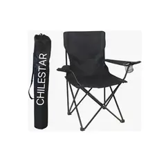 GENERICO - Silla de camping - Unidad color negro