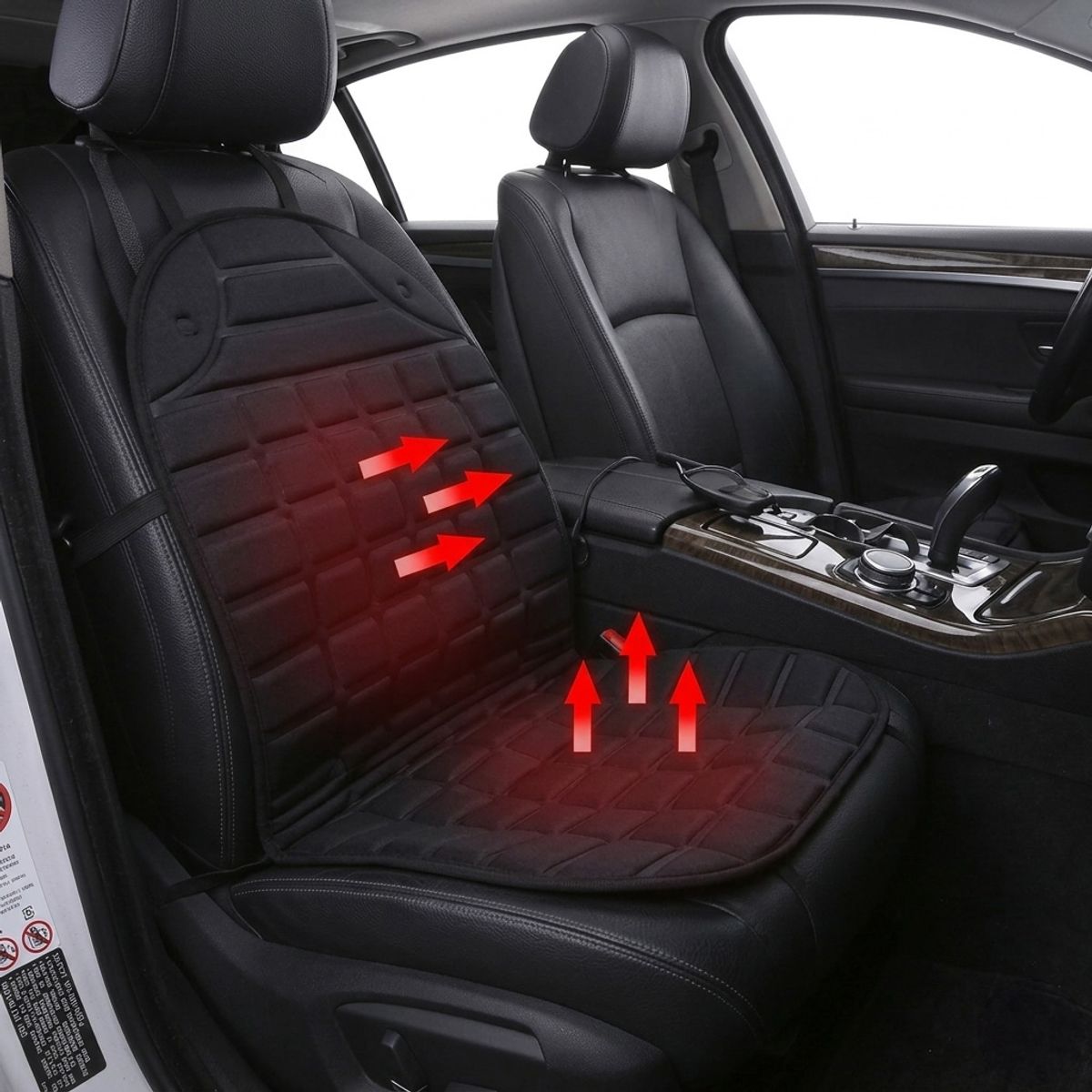 MOVI - Funda Cubre Asiento Térmico Para Auto Con Calefacción 12v