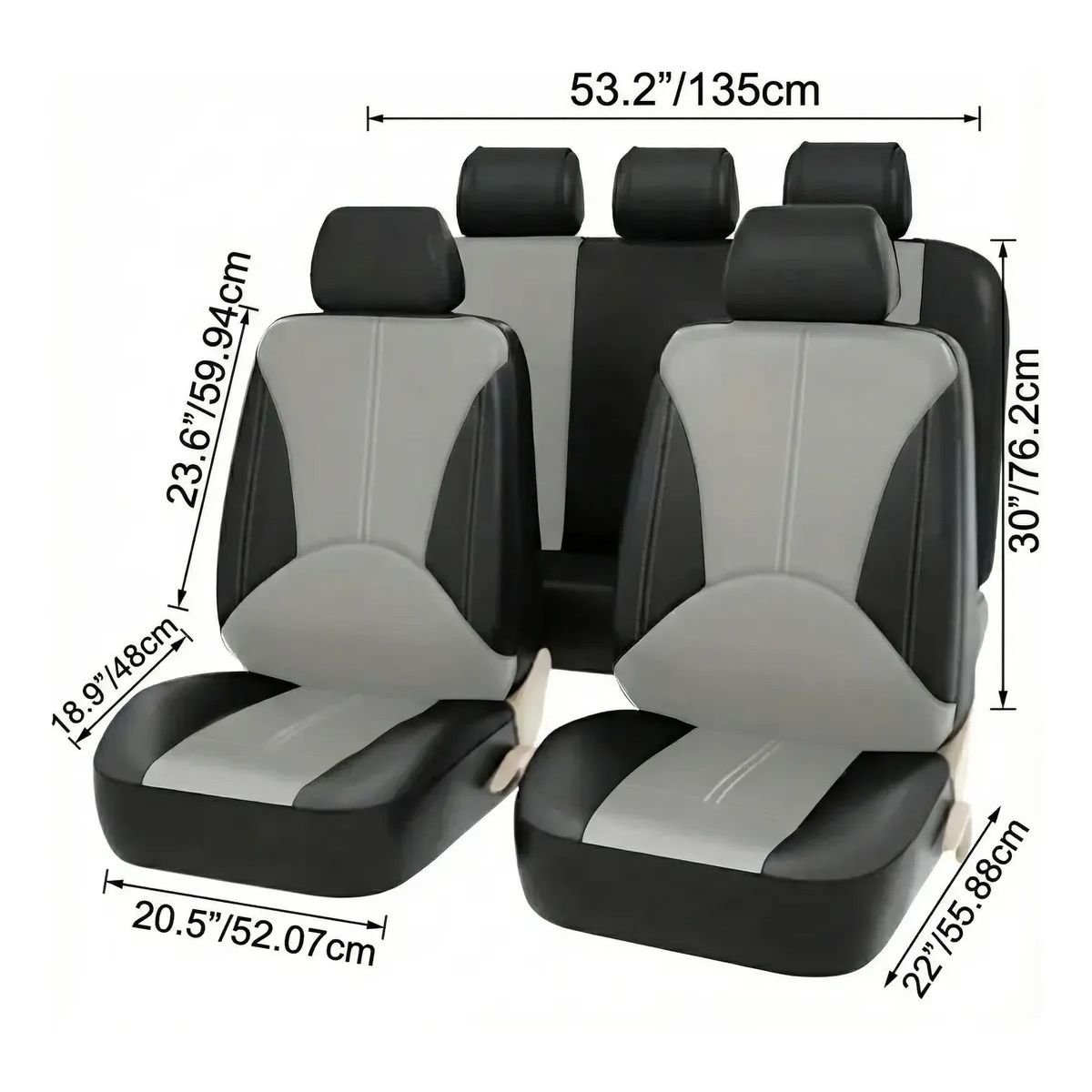 GENERICO - Set Funda Cubre Asientos 9pc Labg