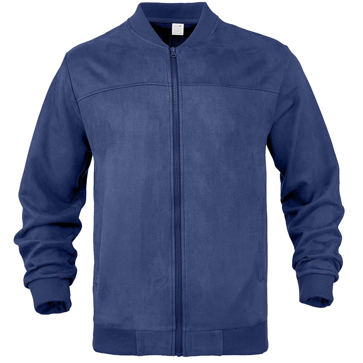 TIOZONEY - Chaqueta para hombre-Azul