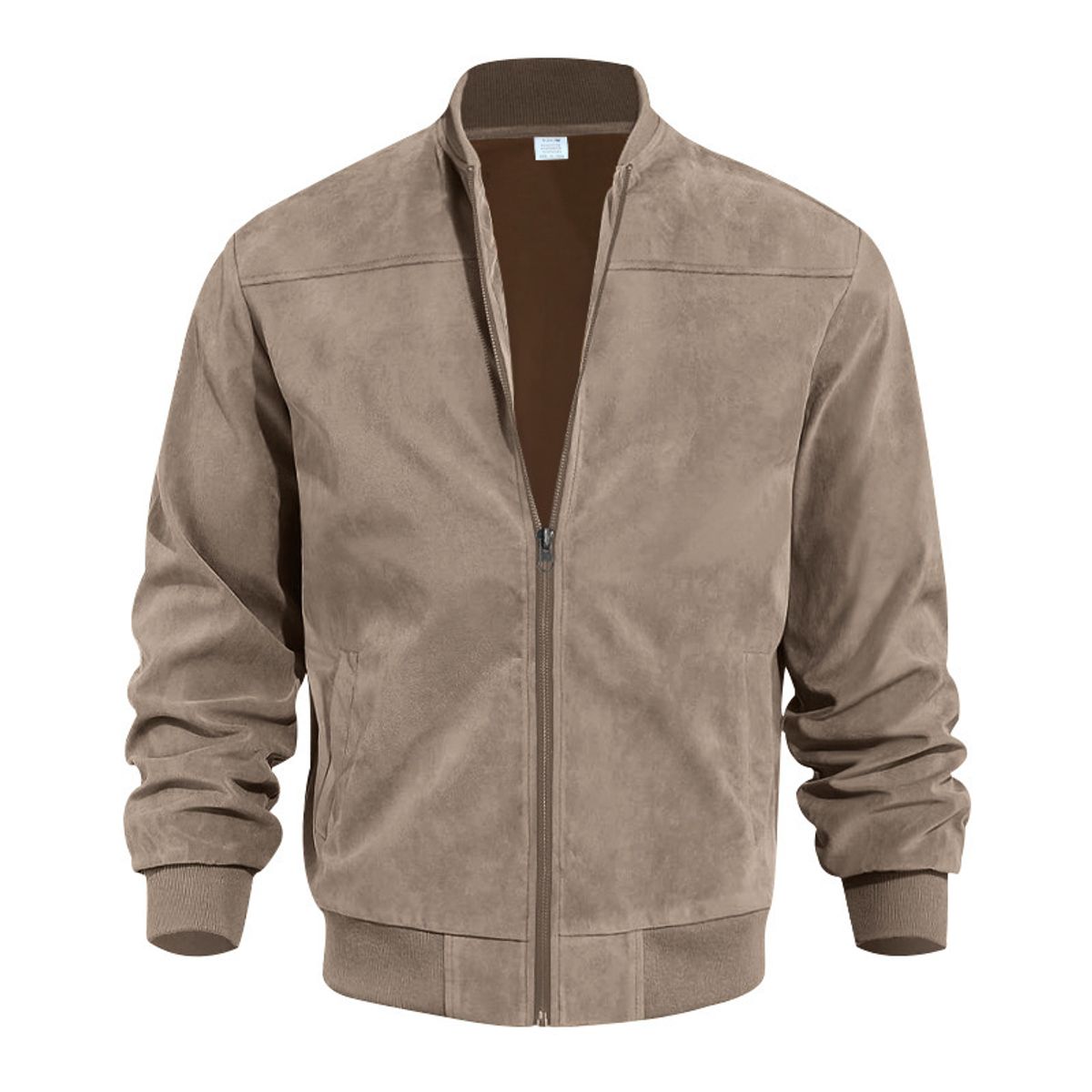 TIOZONEY - Chaqueta para hombre-Marrón
