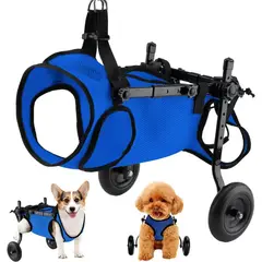 KUANGYE - Silla De Ruedas Para Perros O Gatos Patas Traseras M