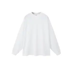 TIOZONEY - Camisas Manga hombre-Blanco