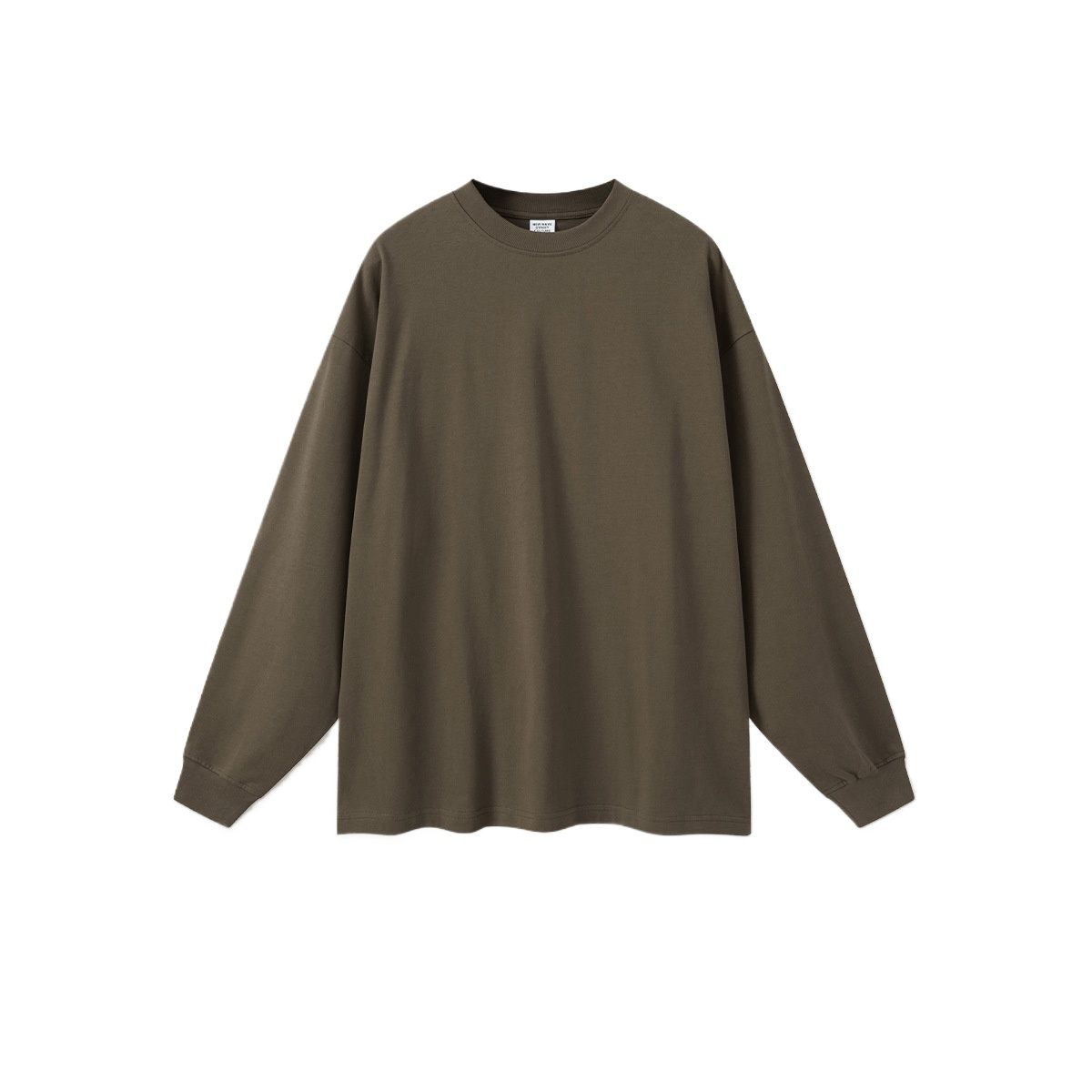 TIOZONEY - Camisas Manga hombre-Marrón